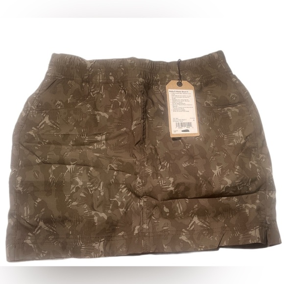 NWT Women's PrAna Halle mini stretch E-Waist II Skort Evergreen Camo skirt 4 - Picture 2 of 4